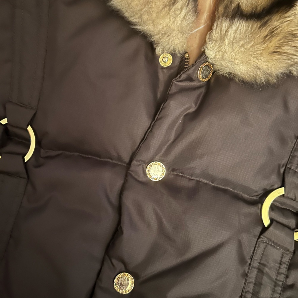 Vintage Pepe Jeans Fur Trim Puffer Bubble Coat - Picture 4 of 6